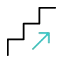finance stairs icon